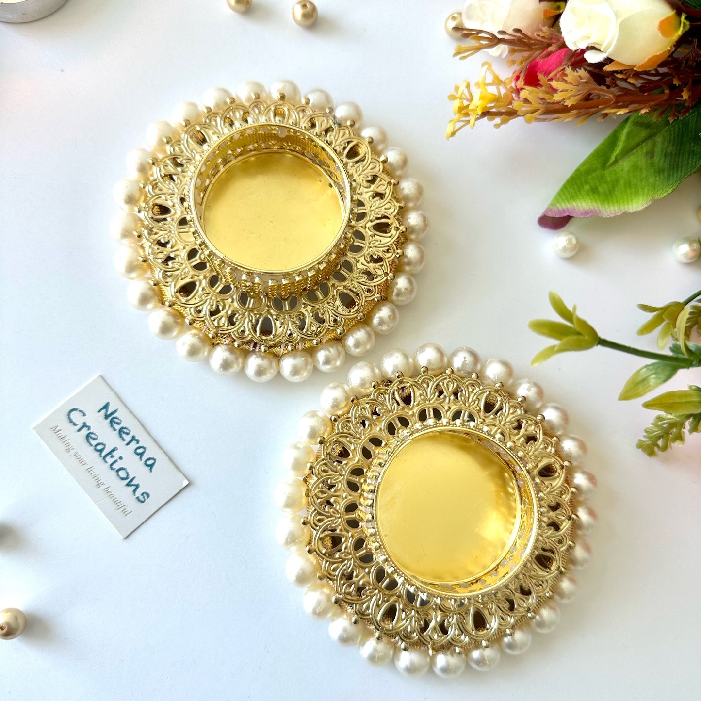 Festival Decoration Diyas - Set of 2