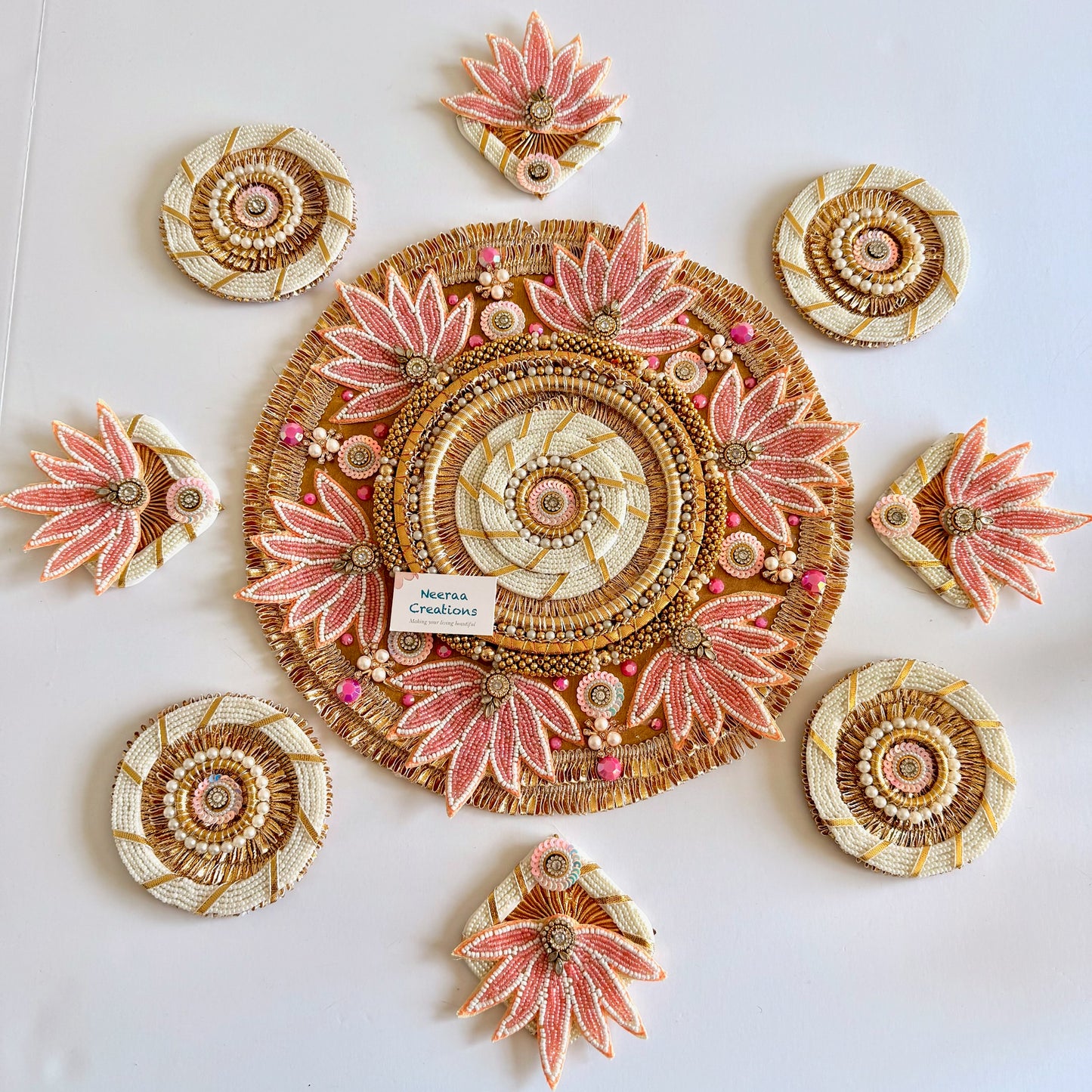 Royal Lotus Rangoli Set
