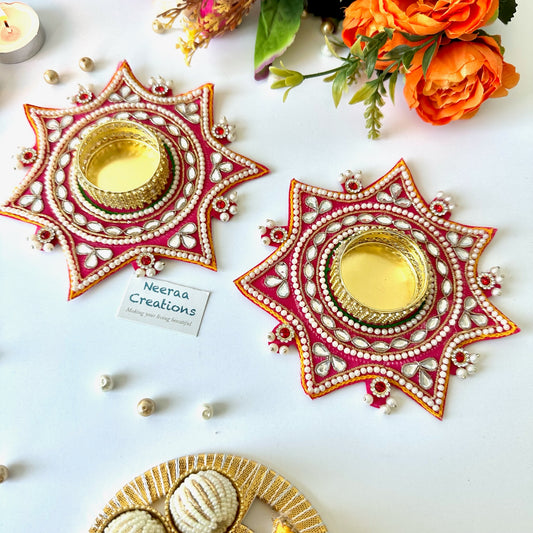 Festival Decoration Diyas - Set of 2