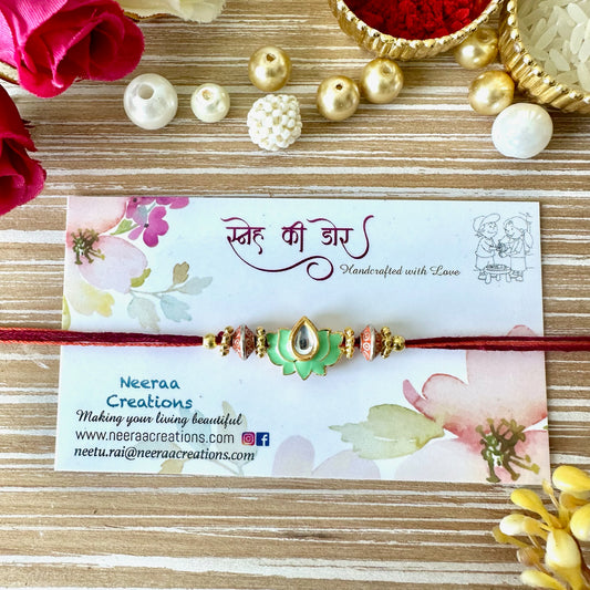 Lotus Rakhi for Brother