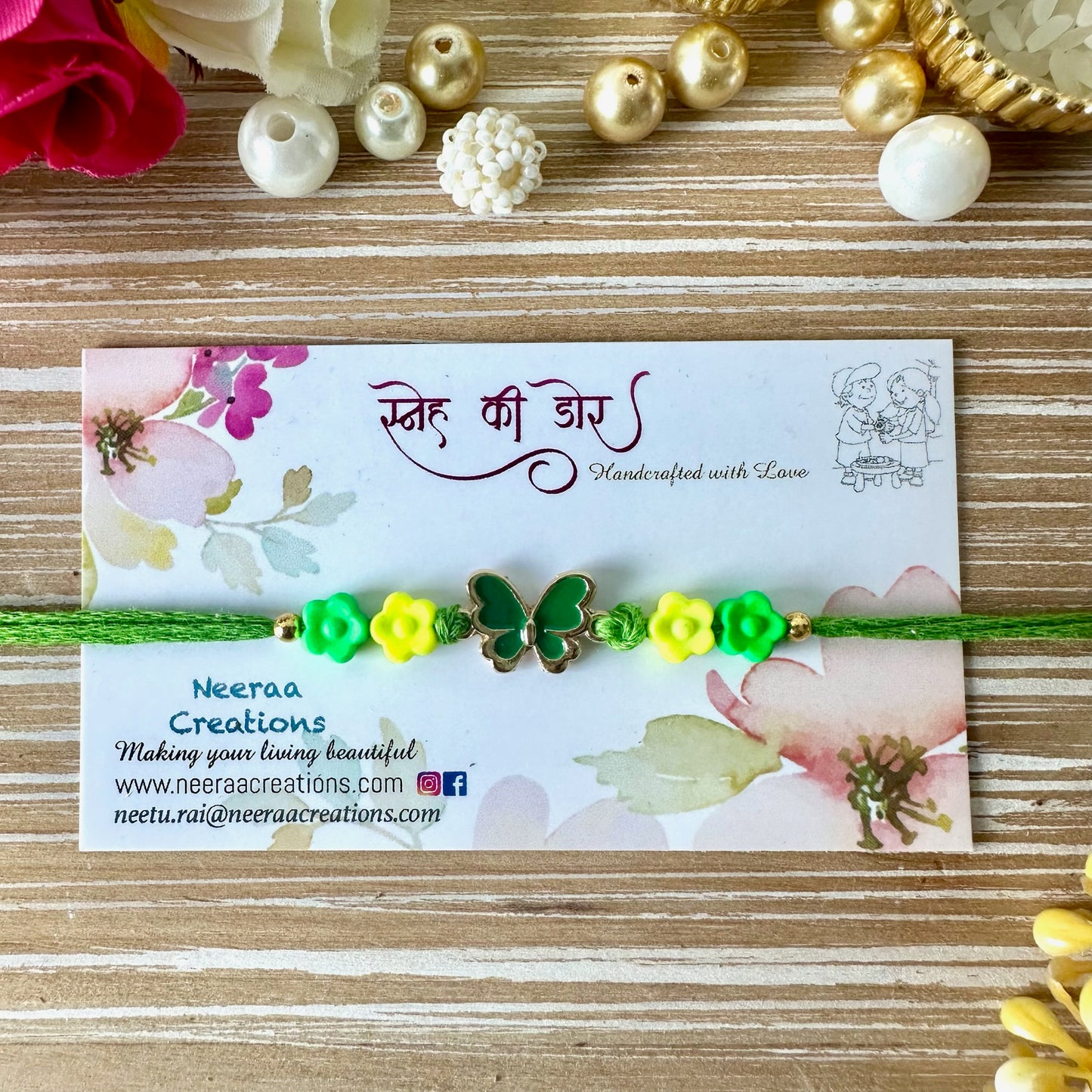 Rakhi for Kids - Butterfly design