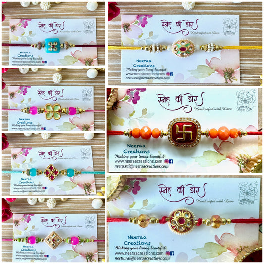 Adorable Rakhis - Set of 7