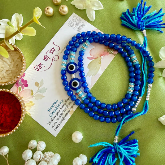 Triple-Fold Evil Eye Protection Rakhi