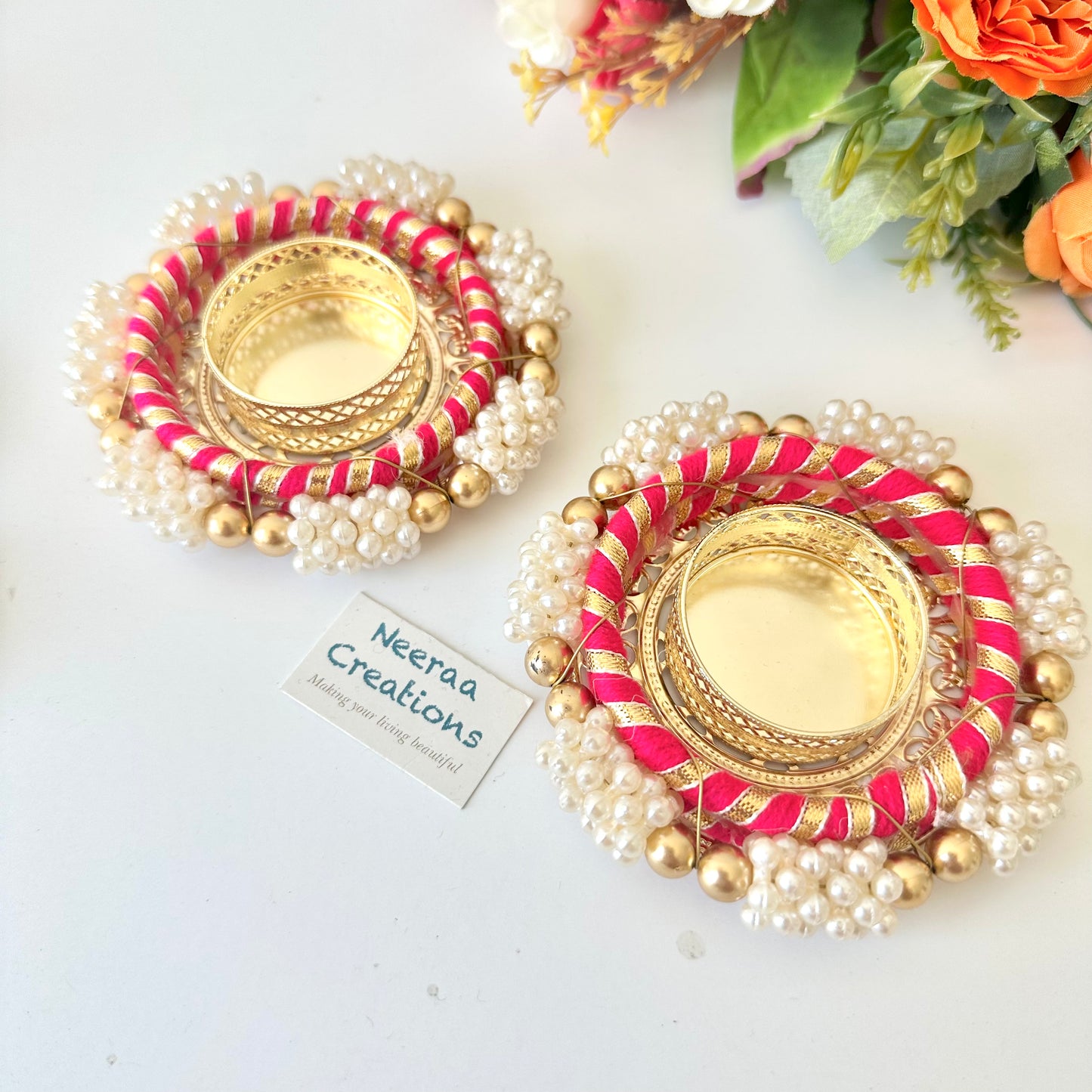Festival Decoration Diyas - Set of 2