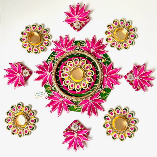 Lotus Diwali Decoration set