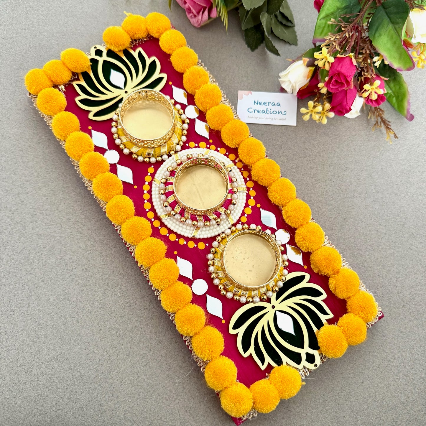Diwali Decorative Tray