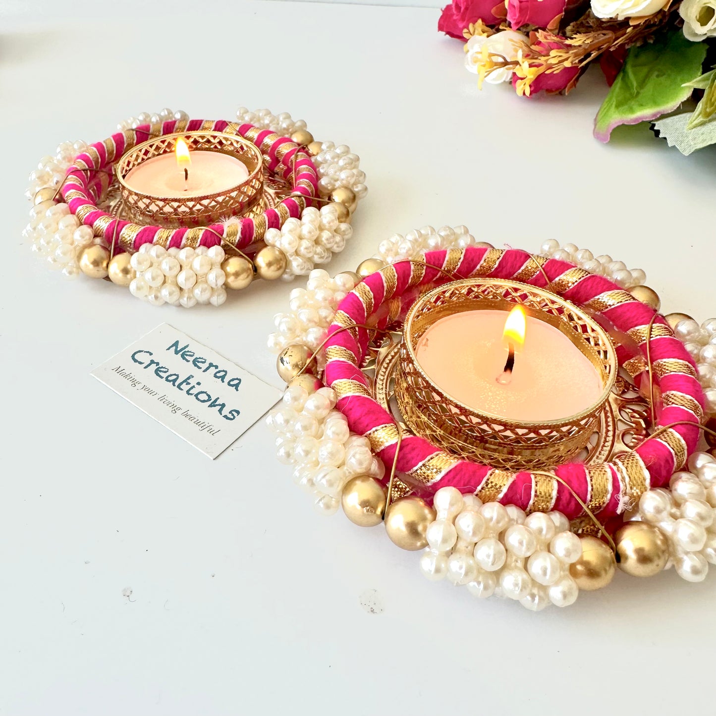Festival Decoration Diyas - Set of 2