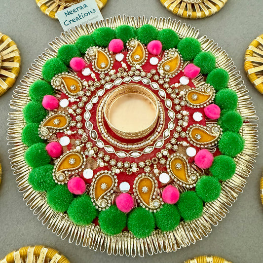 Festive Rangoli Tealight Decoration Set
