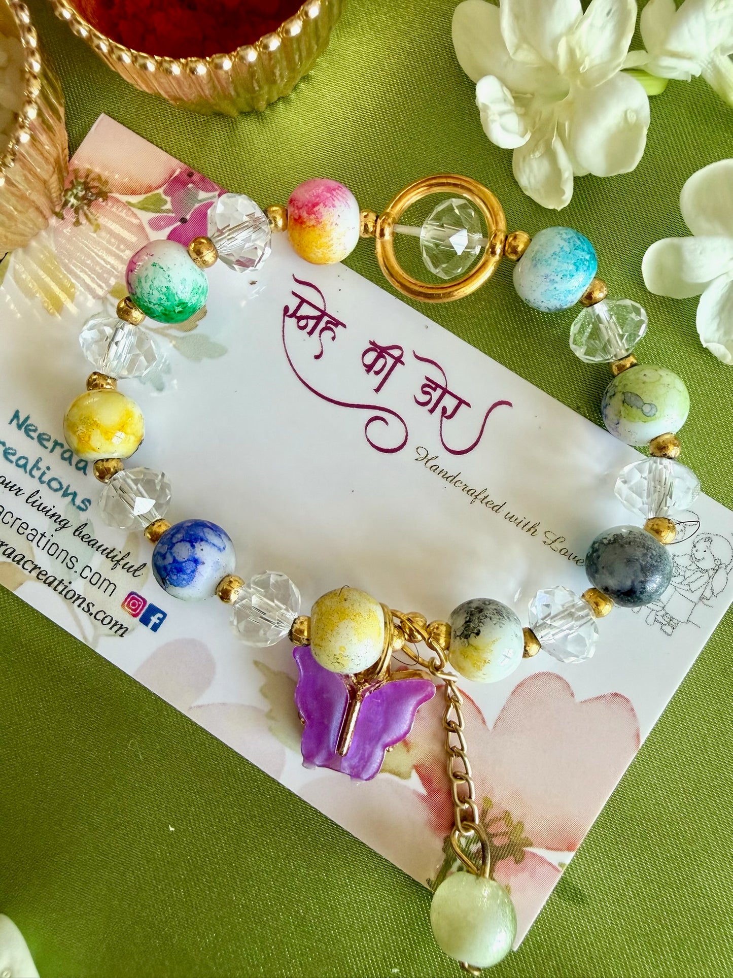 Enchanting Butterfly Charm Kids' Rakhi