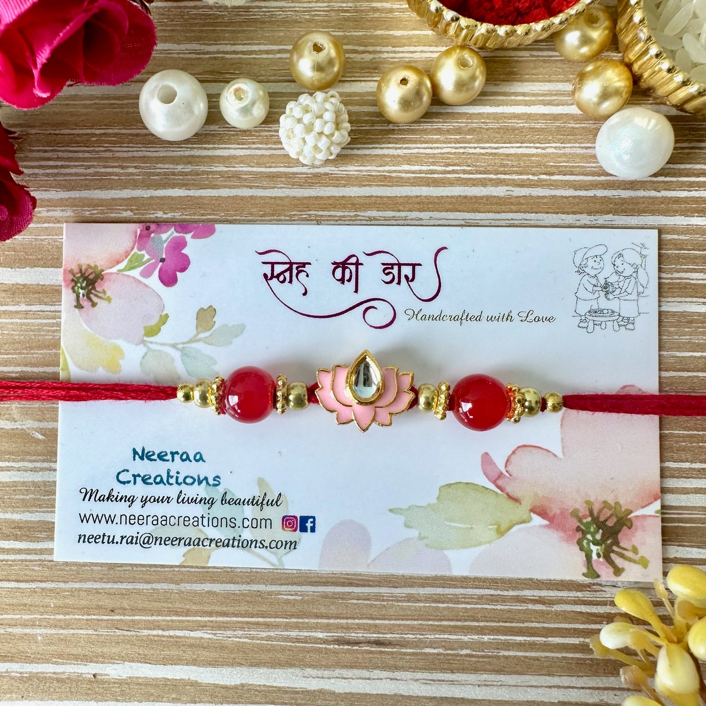 Lotus Rakhi for Brother