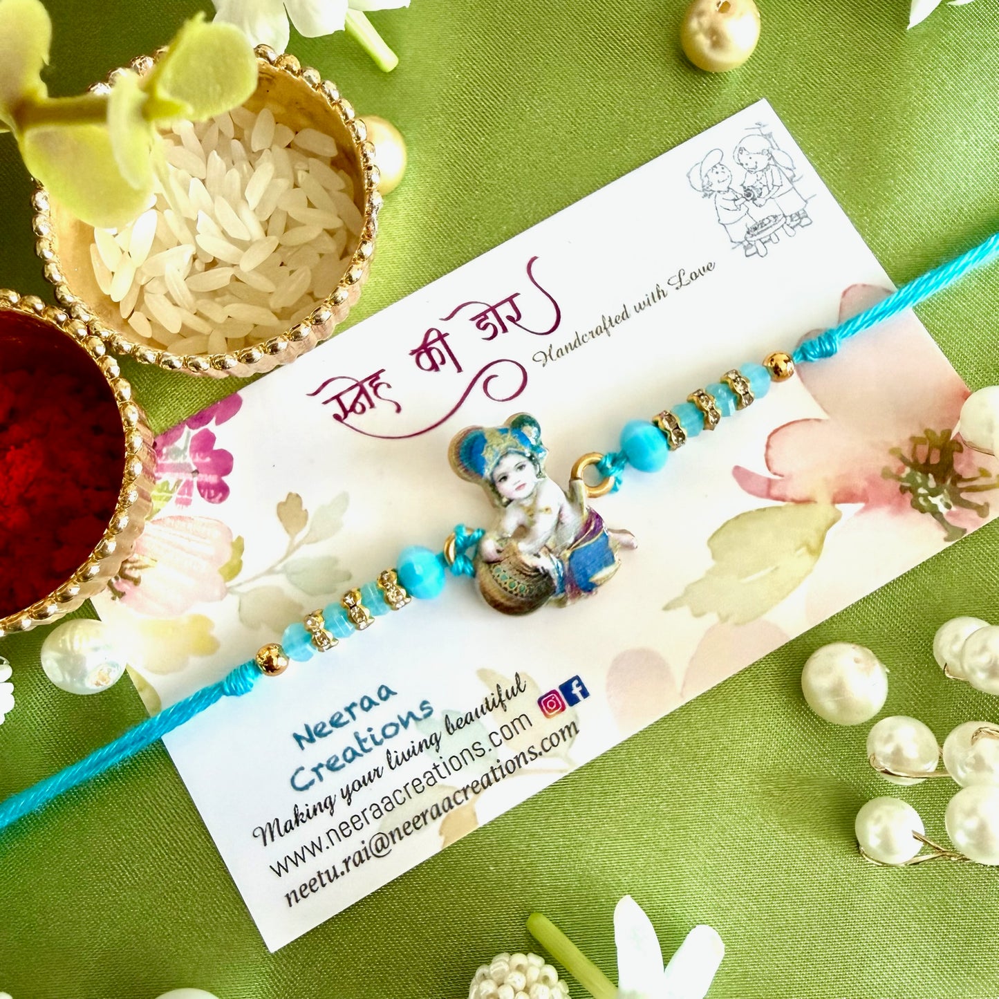 Bal Gopal Butter Pot Rakhi