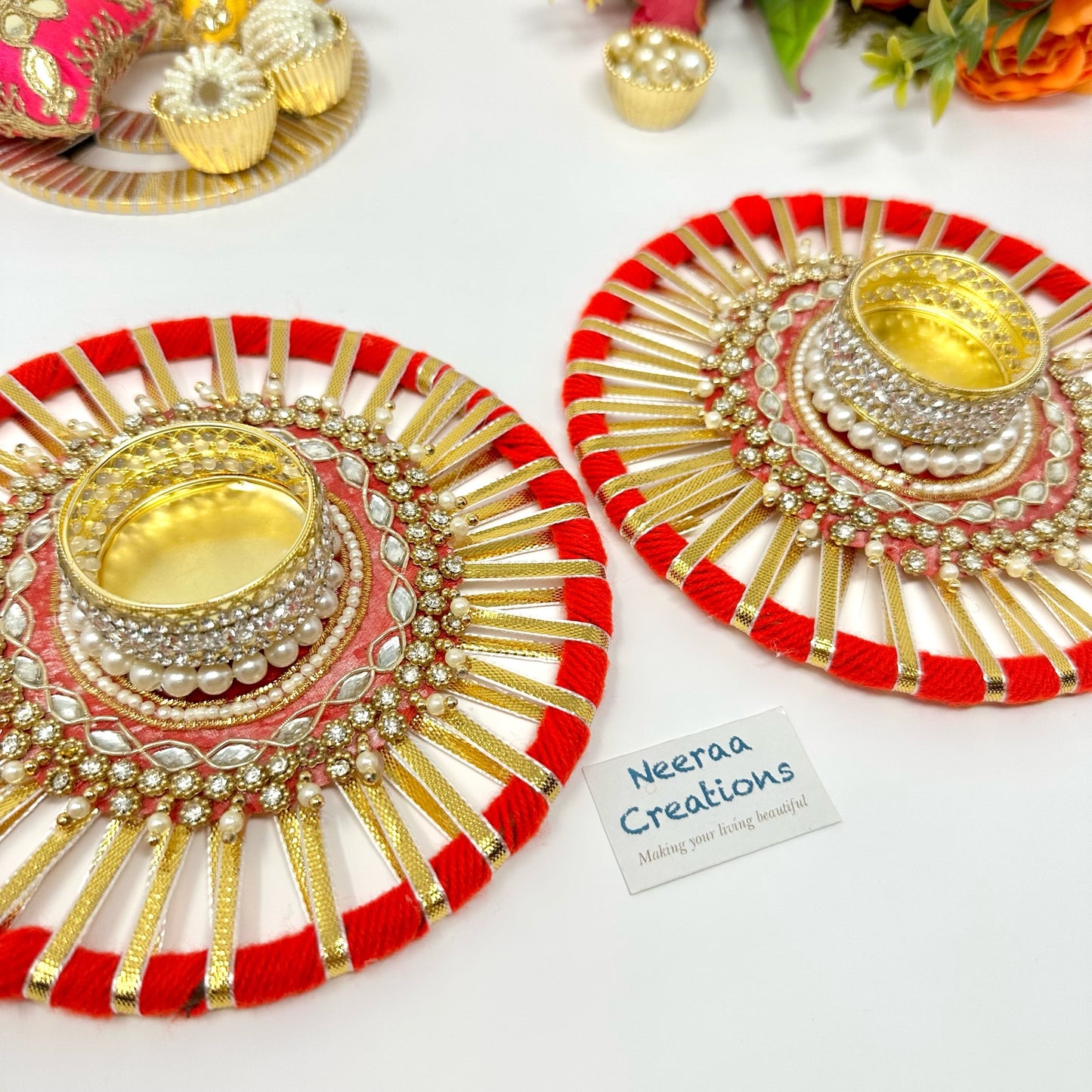 Festival Decoration Diyas - Set of 2