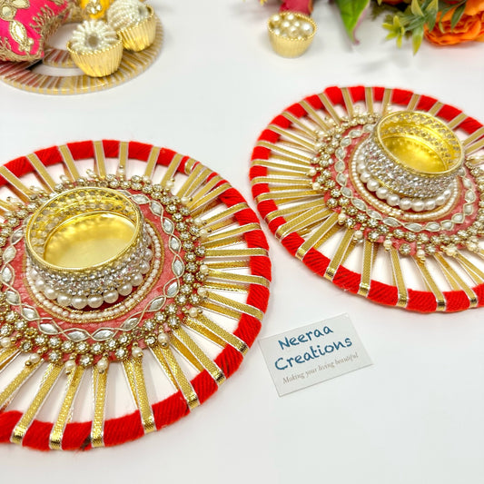 Festival Decoration Diyas - Set of 2