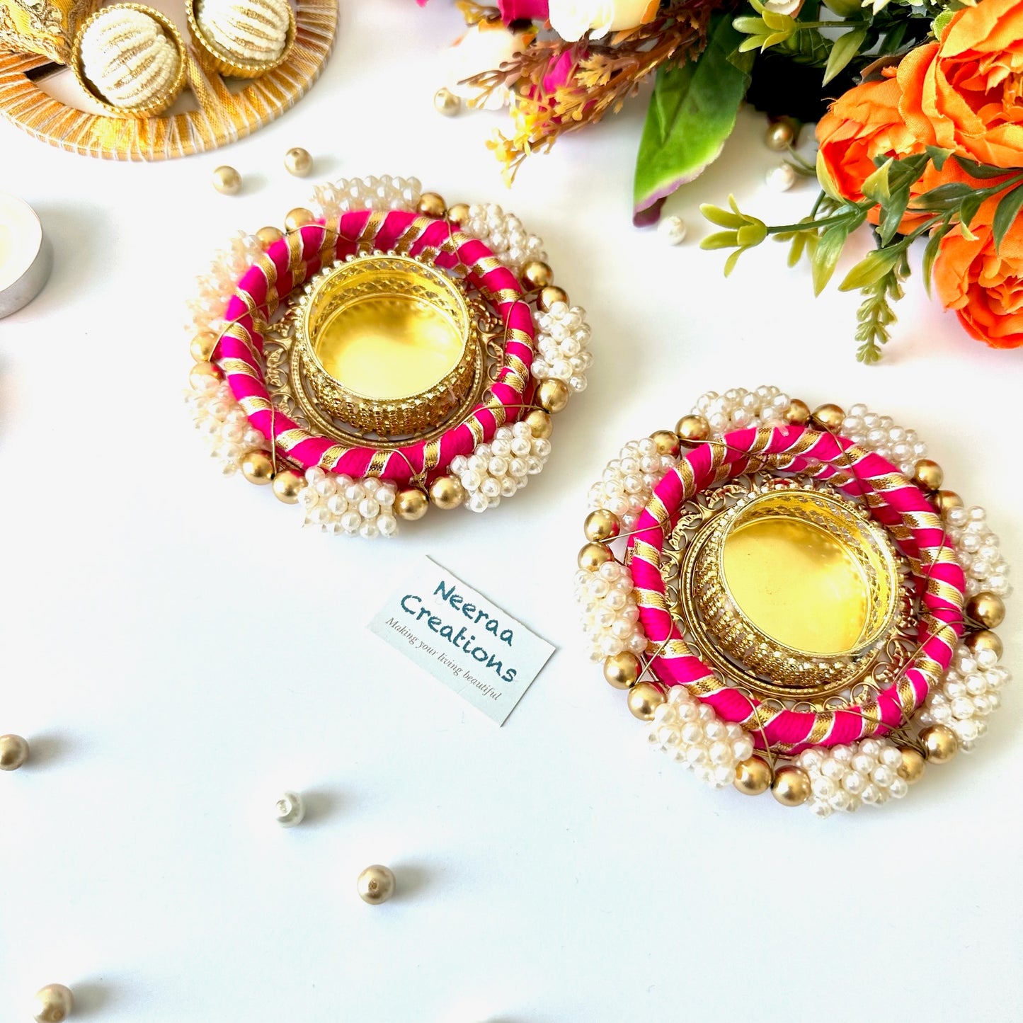 Festival Decoration Diyas - Set of 2