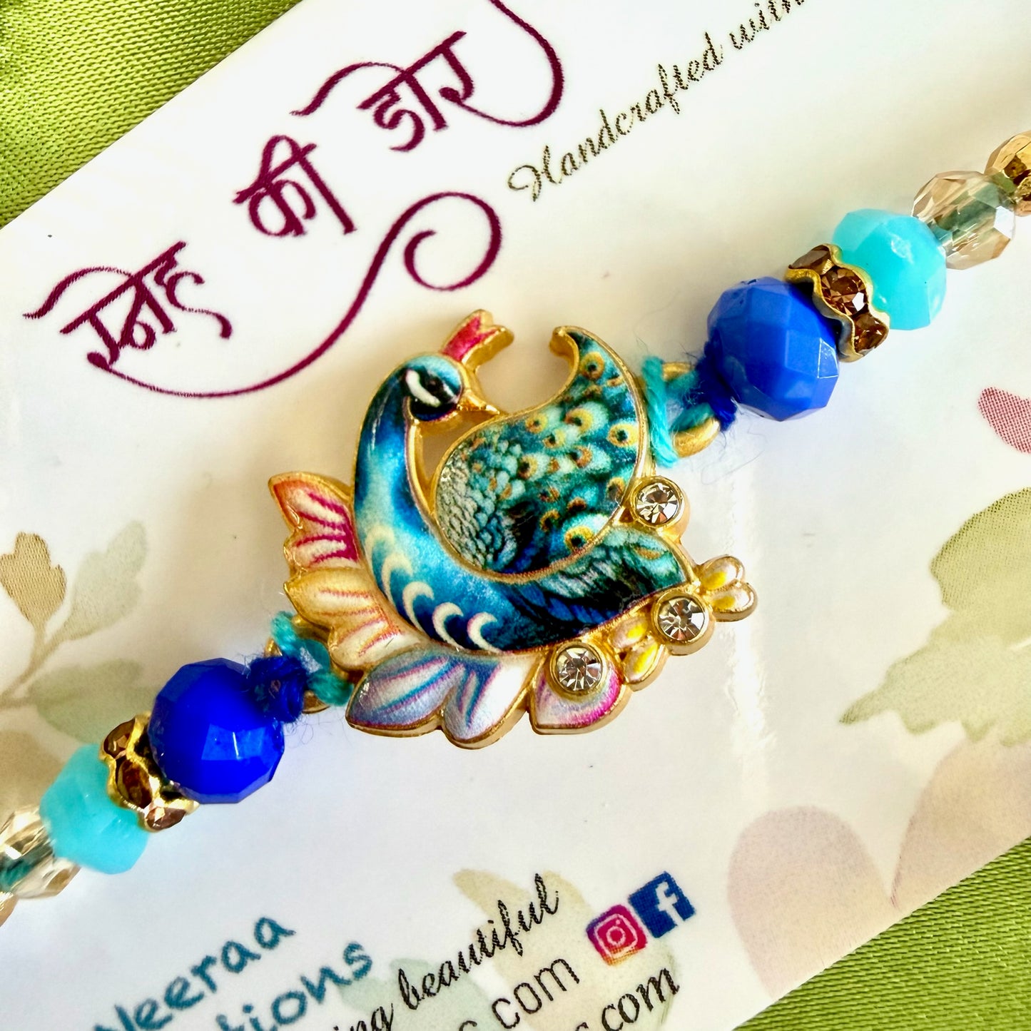 Peacock Elegance Rakhi