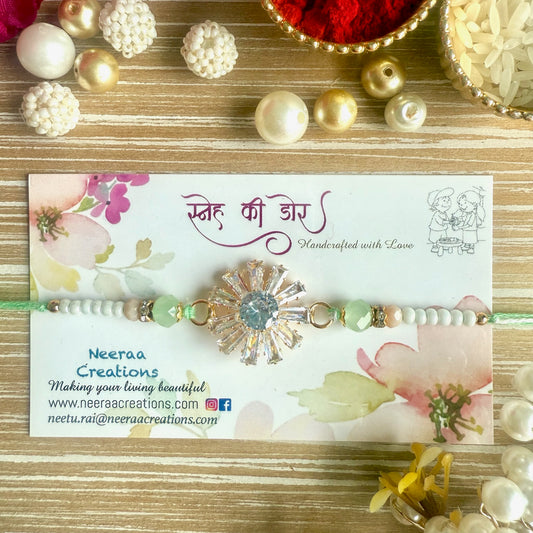 Radiant Stones Rakhi for Brother