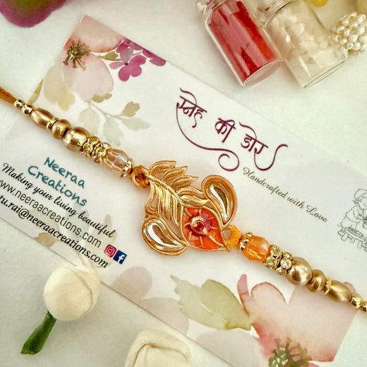 Morpankh design Rakhi for Brother