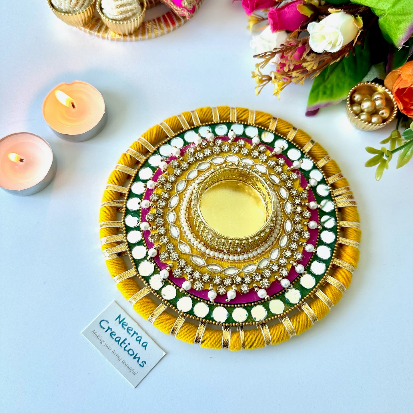 Festival Decoration Diyas - Set of 2