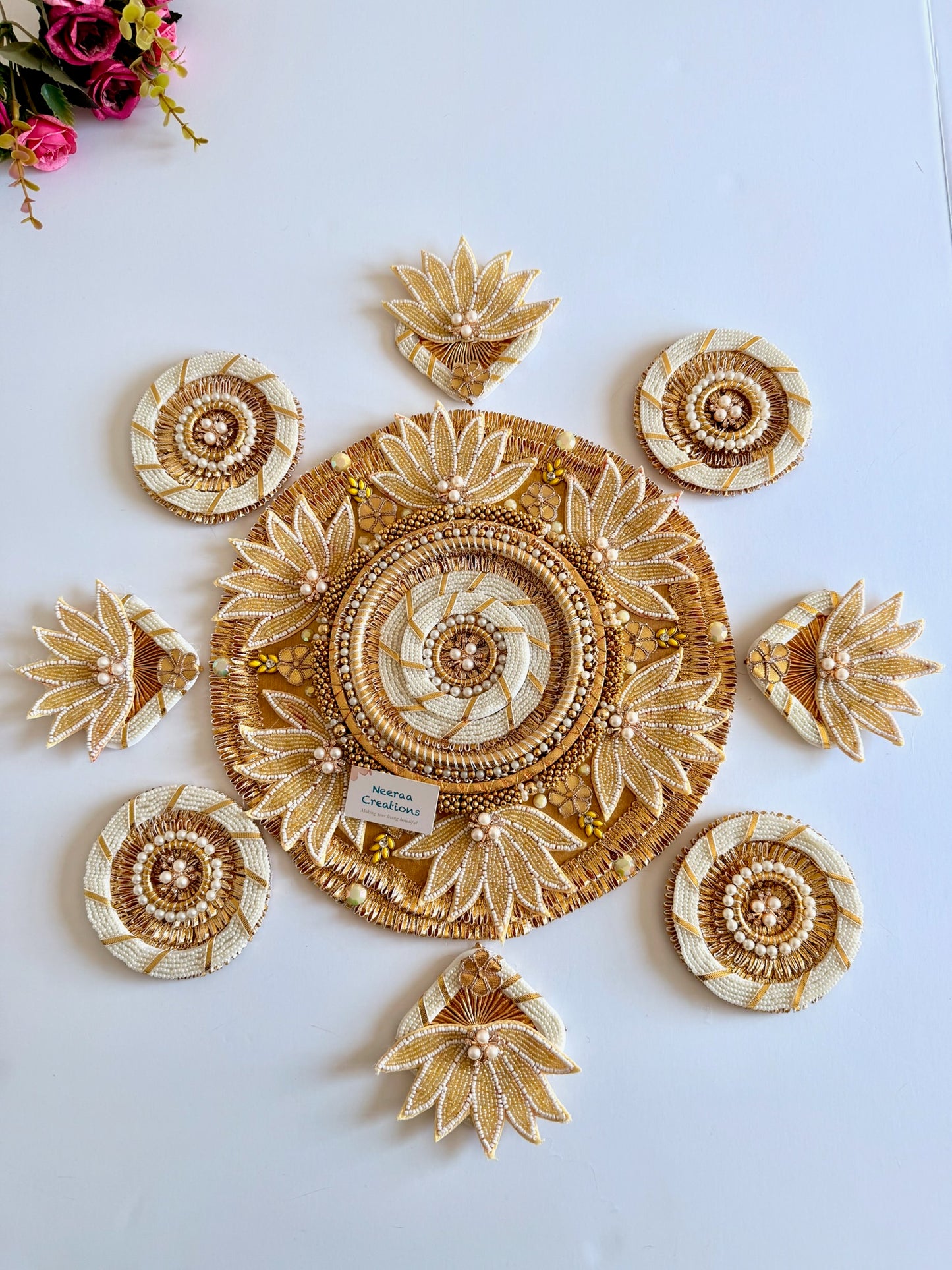 Royal Lotus Rangoli Set