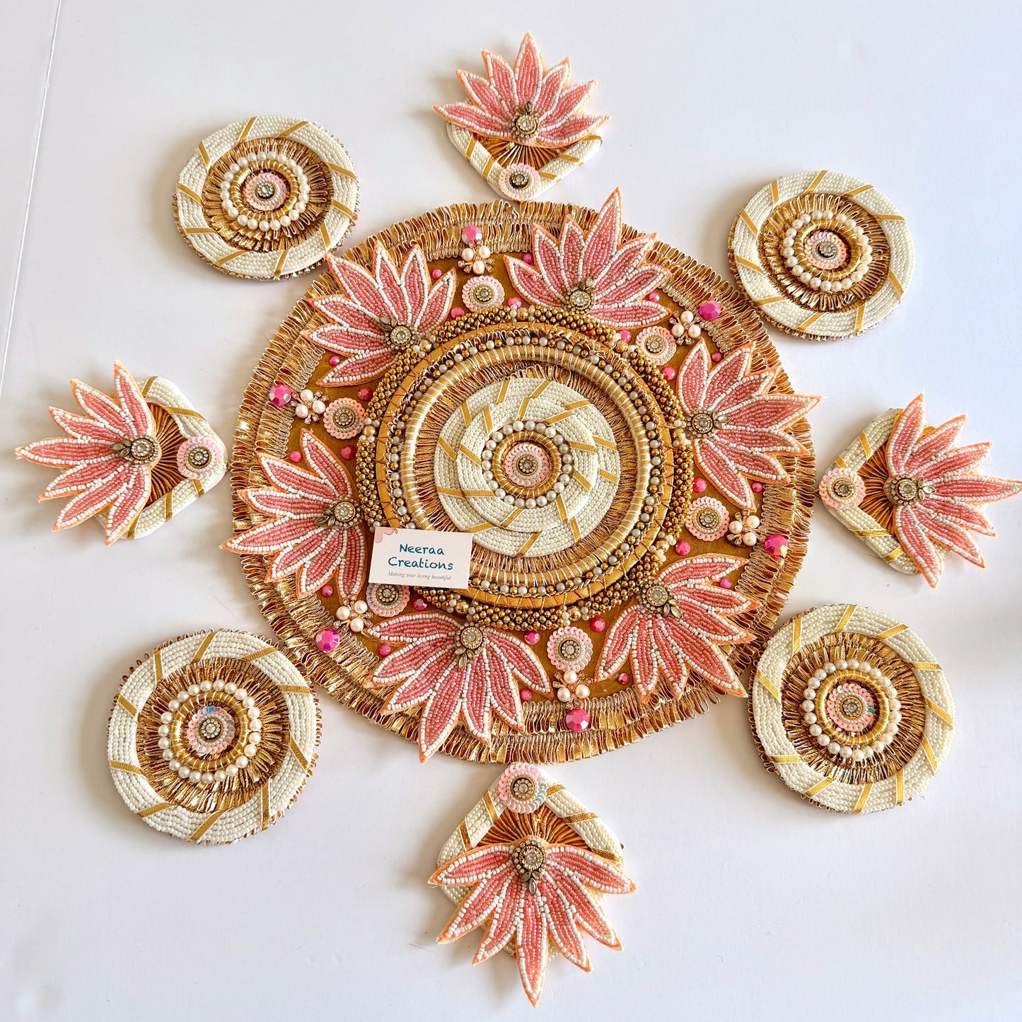 Royal Lotus Rangoli Set