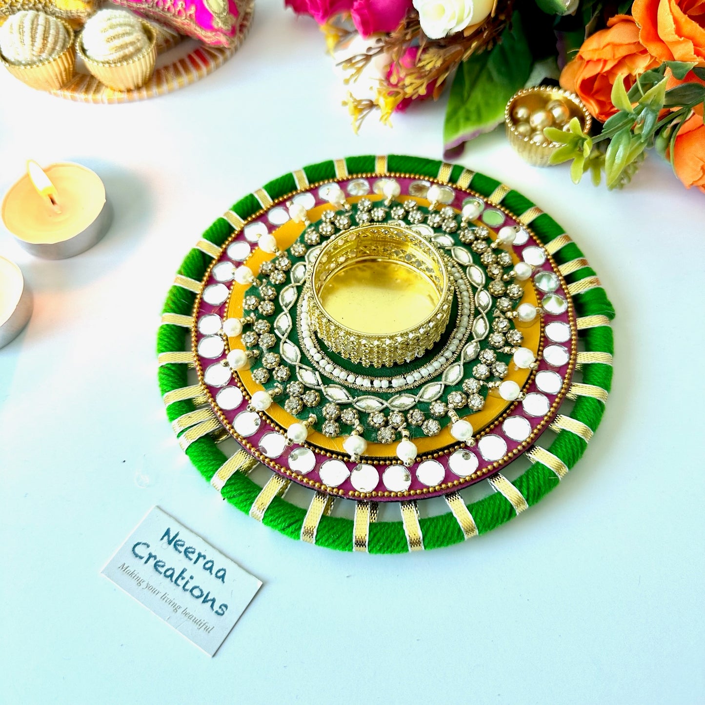 Festival Decoration Diyas - Set of 2