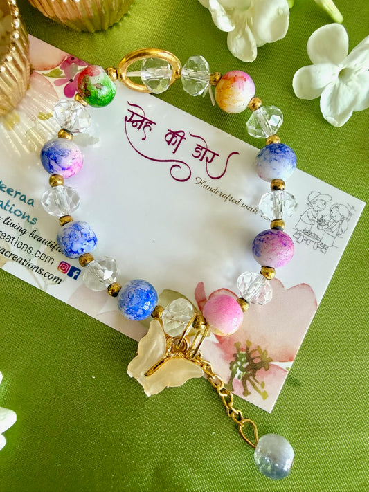 Enchanting Butterfly Charm Kids' Rakhi