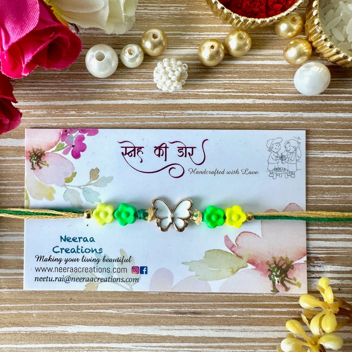 Rakhi for Kids - Butterfly design
