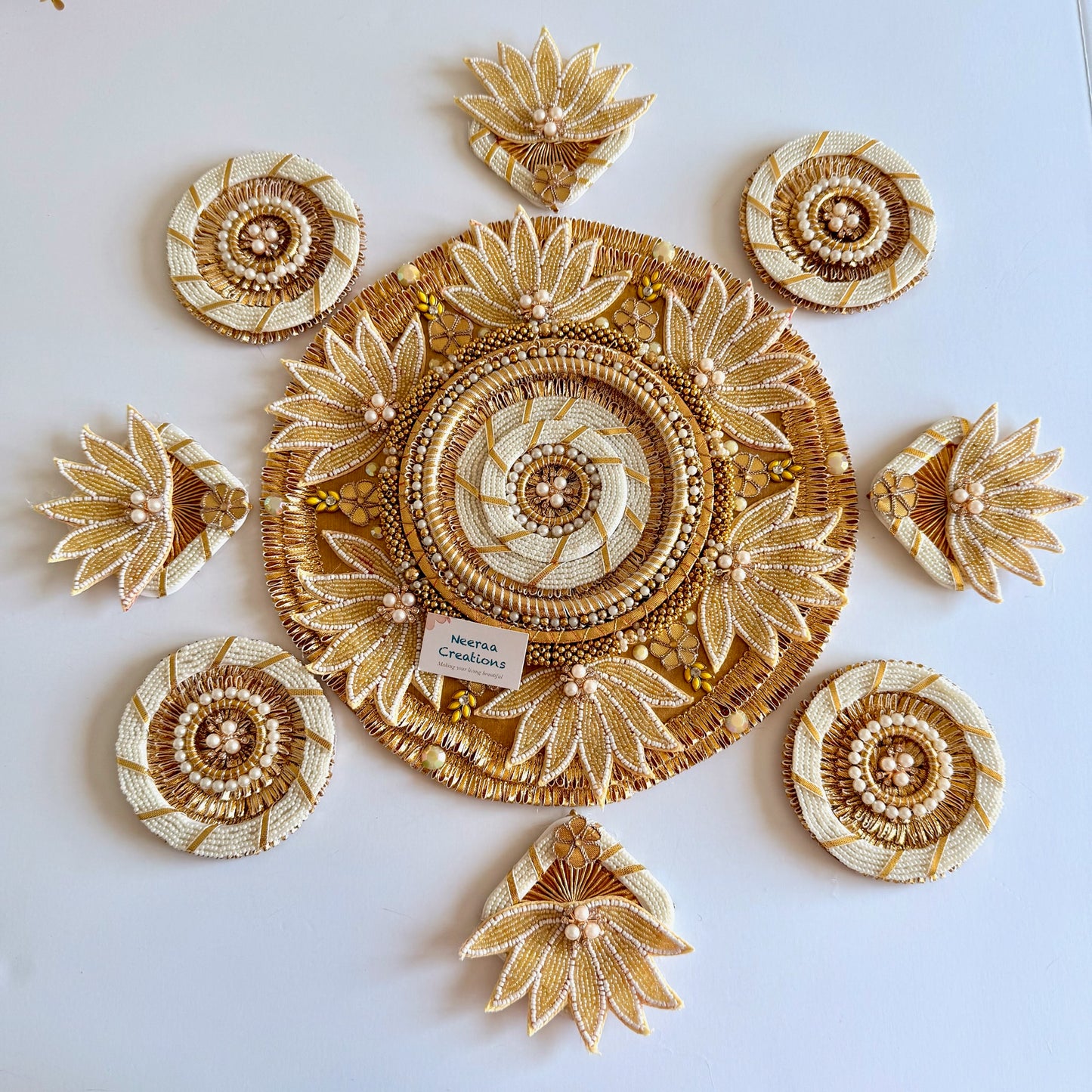 Royal Lotus Rangoli Set