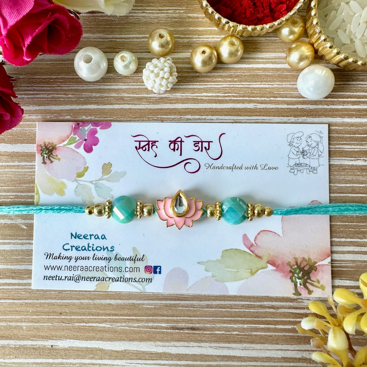 Lotus Rakhi for Brother
