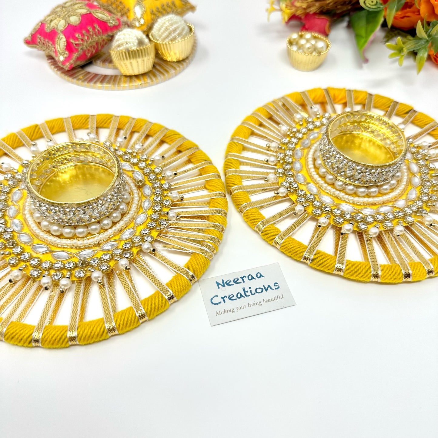Festival Decoration Diyas - Set of 2