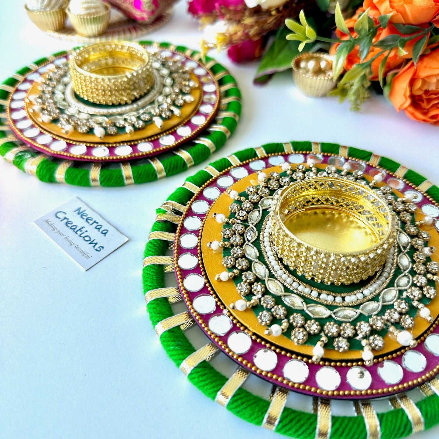 Festival Decoration Diyas - Set of 2
