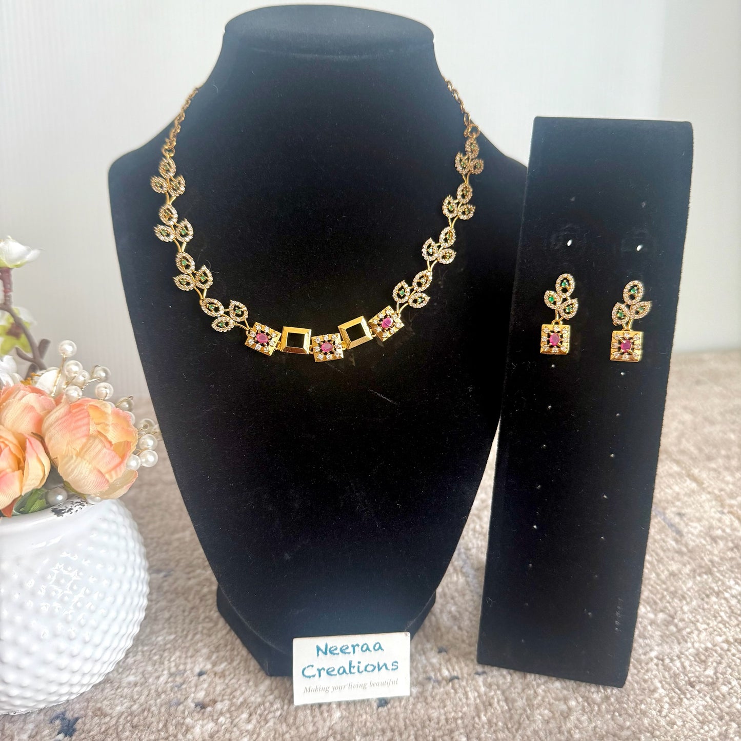 Necklace & Earrings Set