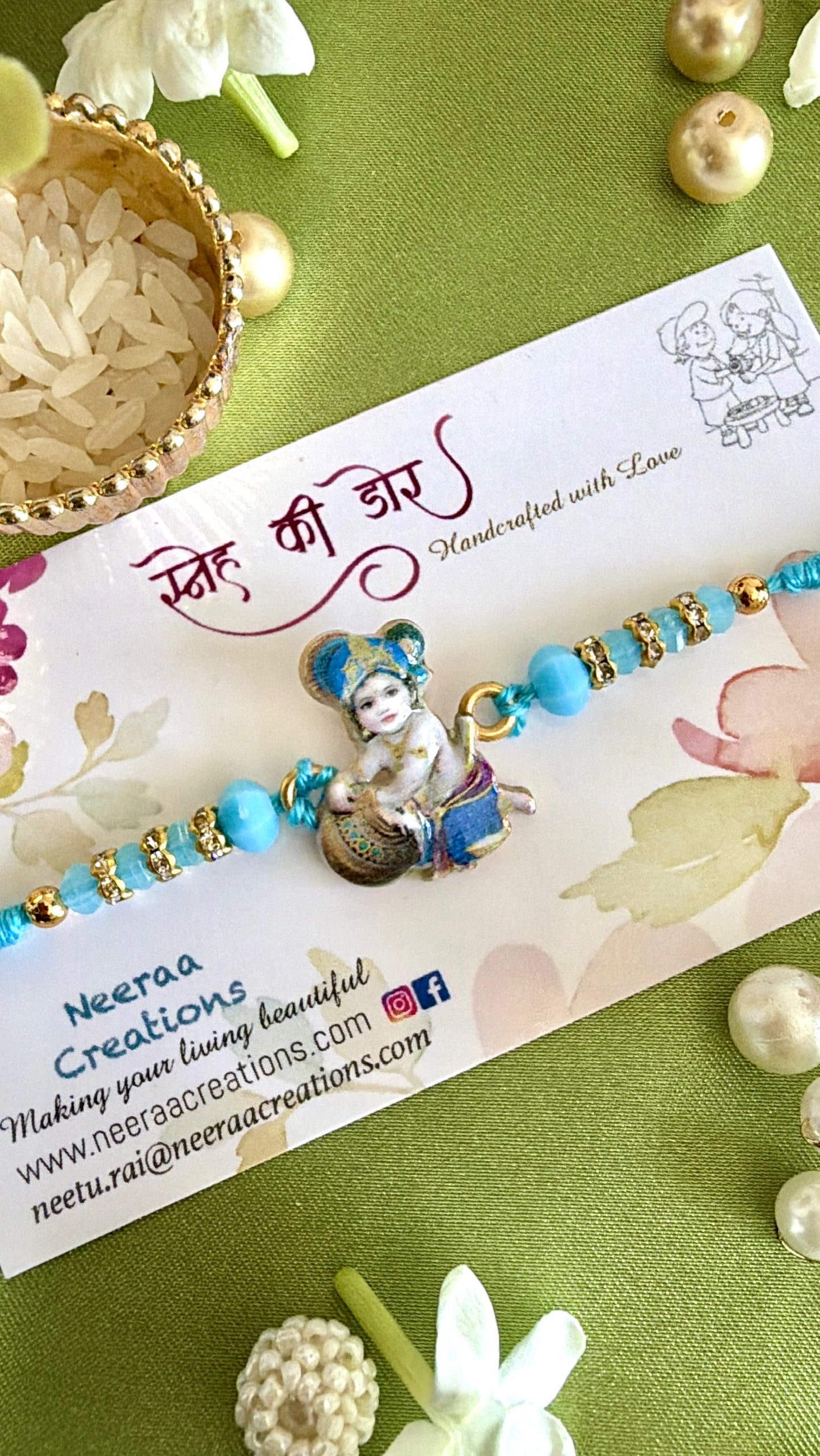 Bal Gopal Butter Pot Rakhi