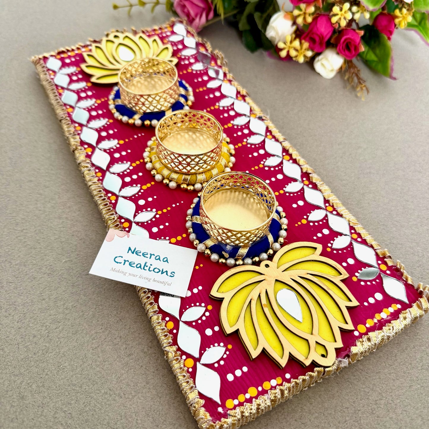Diwali Decorative Tray