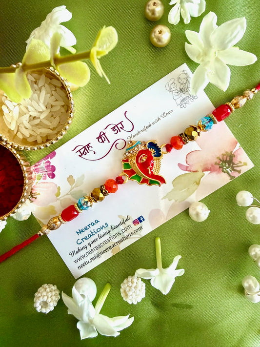 Ganesha Blessing Rakhi