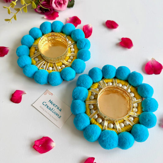 Festive Gift Set of 2 Diyas