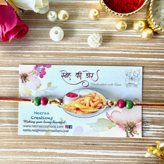 Food print Rakhi for Kids