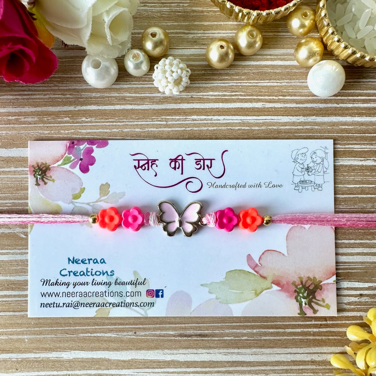 Rakhi for Kids - Butterfly design