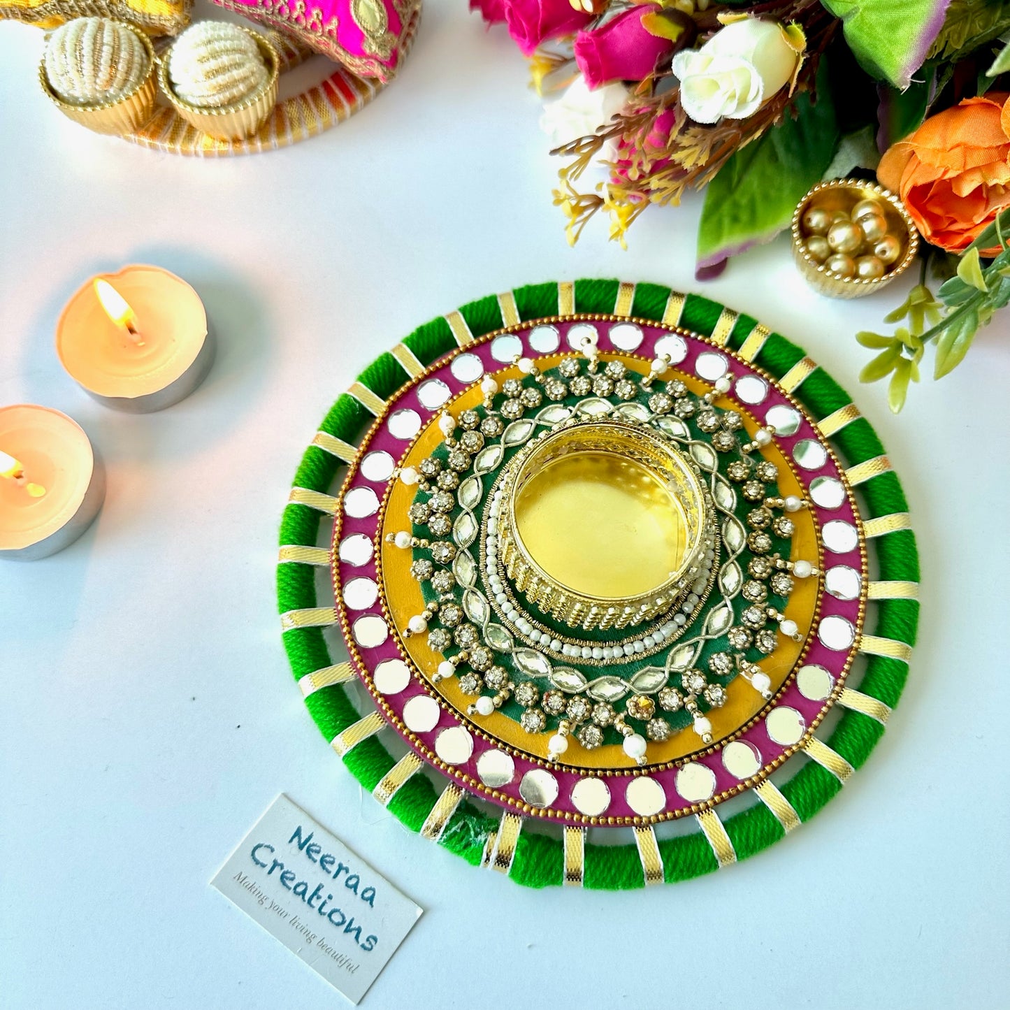 Festival Decoration Diyas - Set of 2