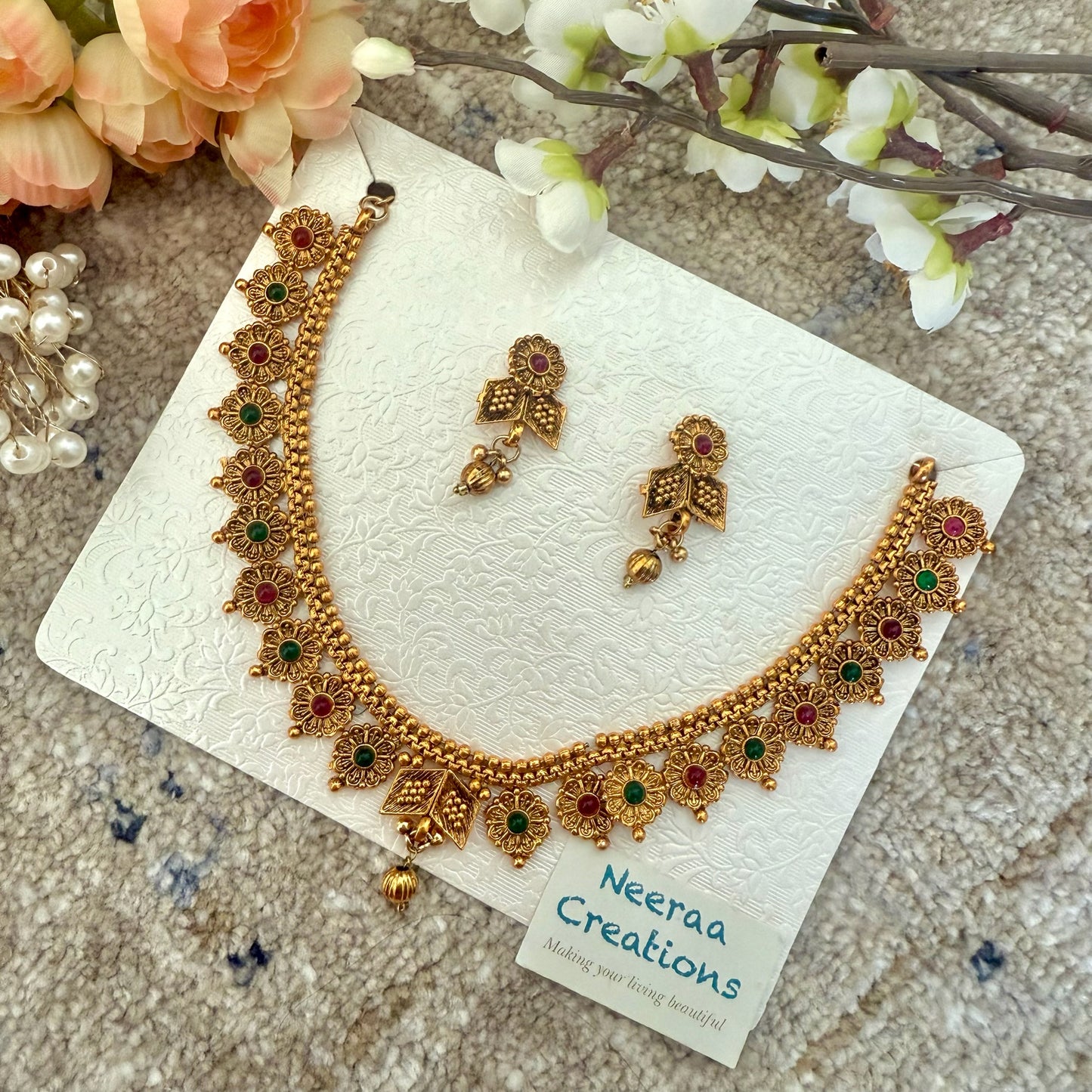 Necklace & Earrings Set