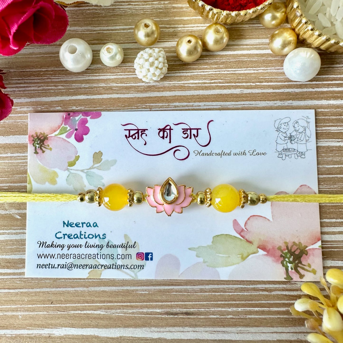 Lotus Rakhi for Brother