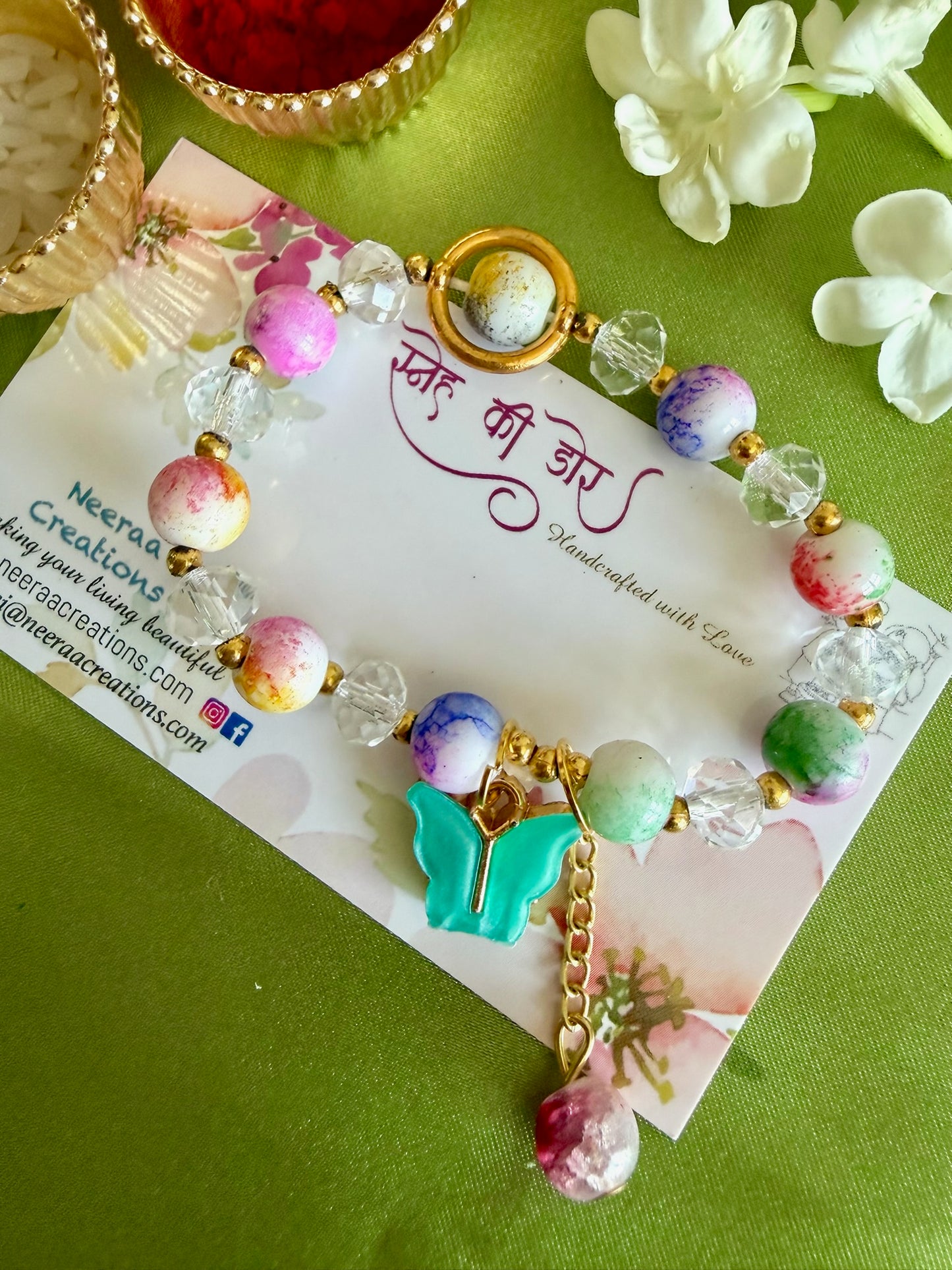 Enchanting Butterfly Charm Kids' Rakhi