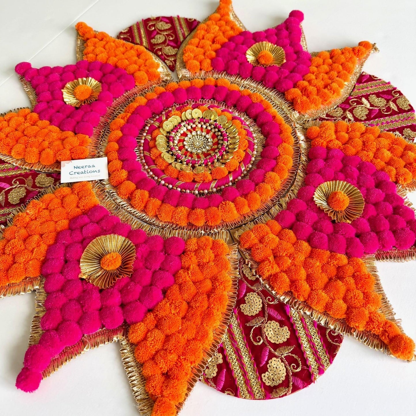 Handmade Floor Rangoli Decor