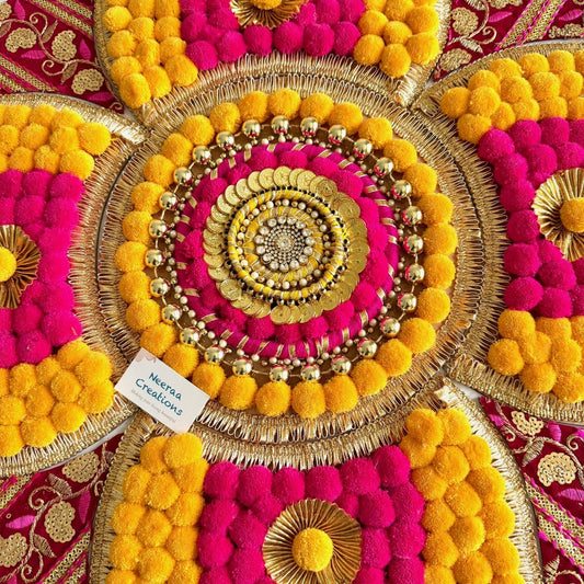 Handmade Floor Rangoli Decor