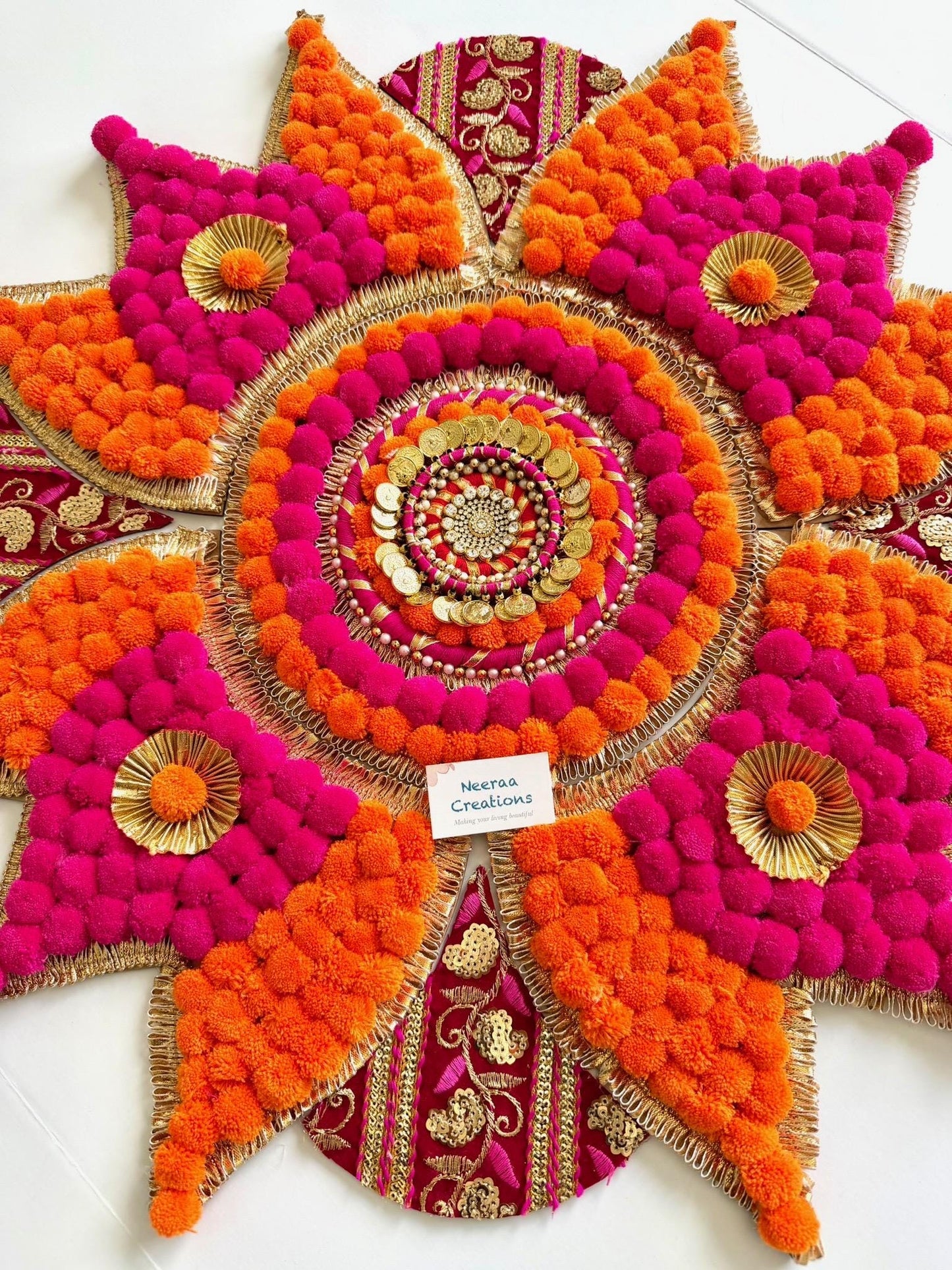 Handmade Floor Rangoli Decor