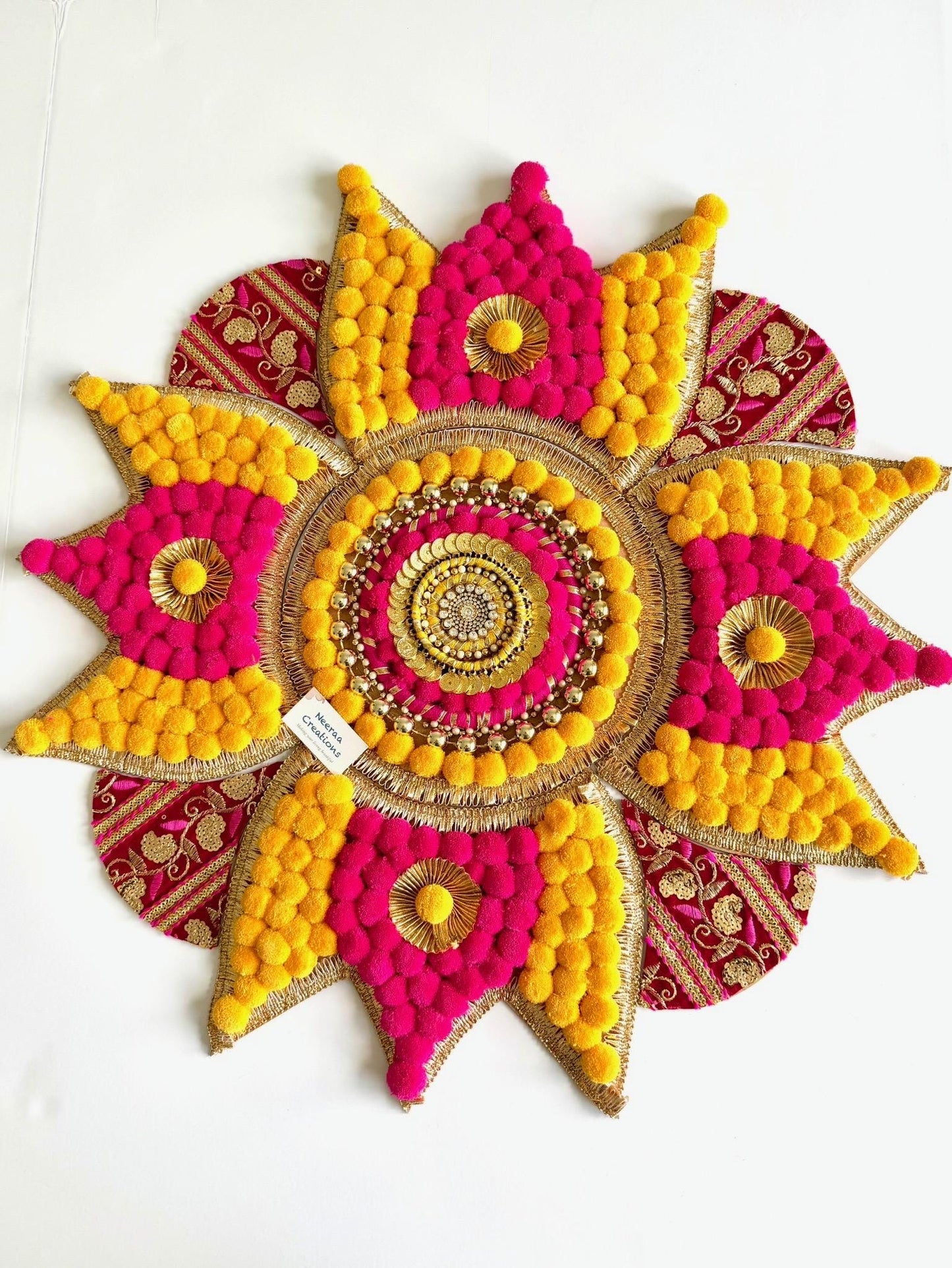 Handmade Floor Rangoli Decor