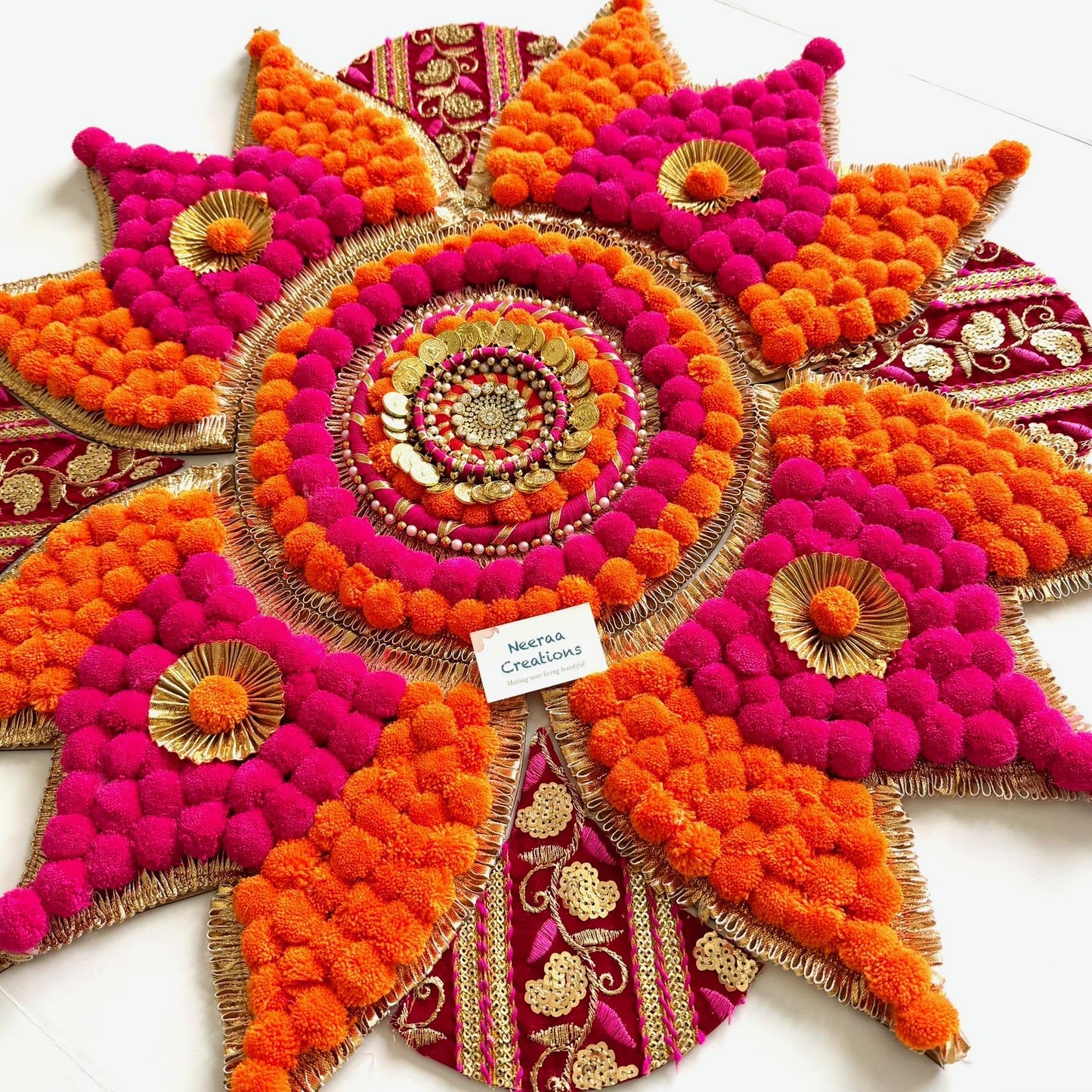 Handmade Floor Rangoli Decor