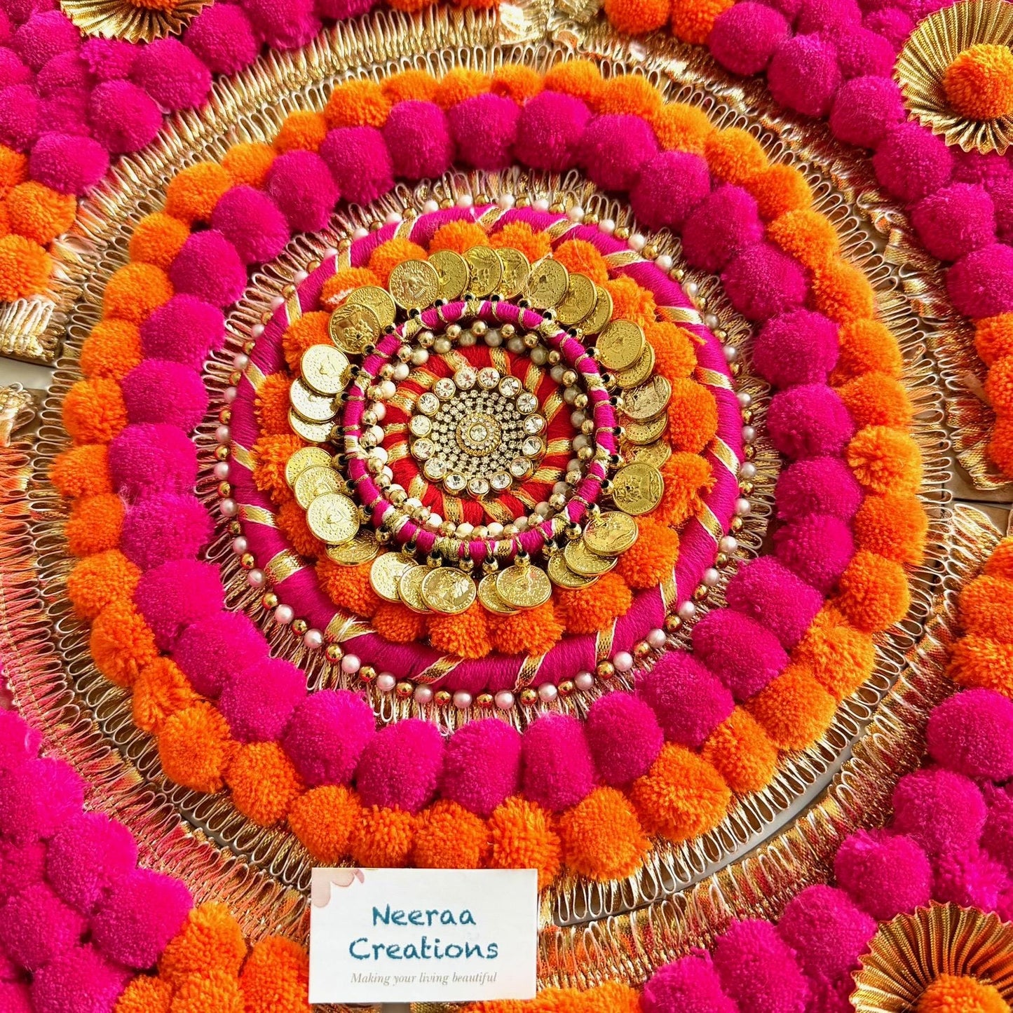 Handmade Floor Rangoli Decor