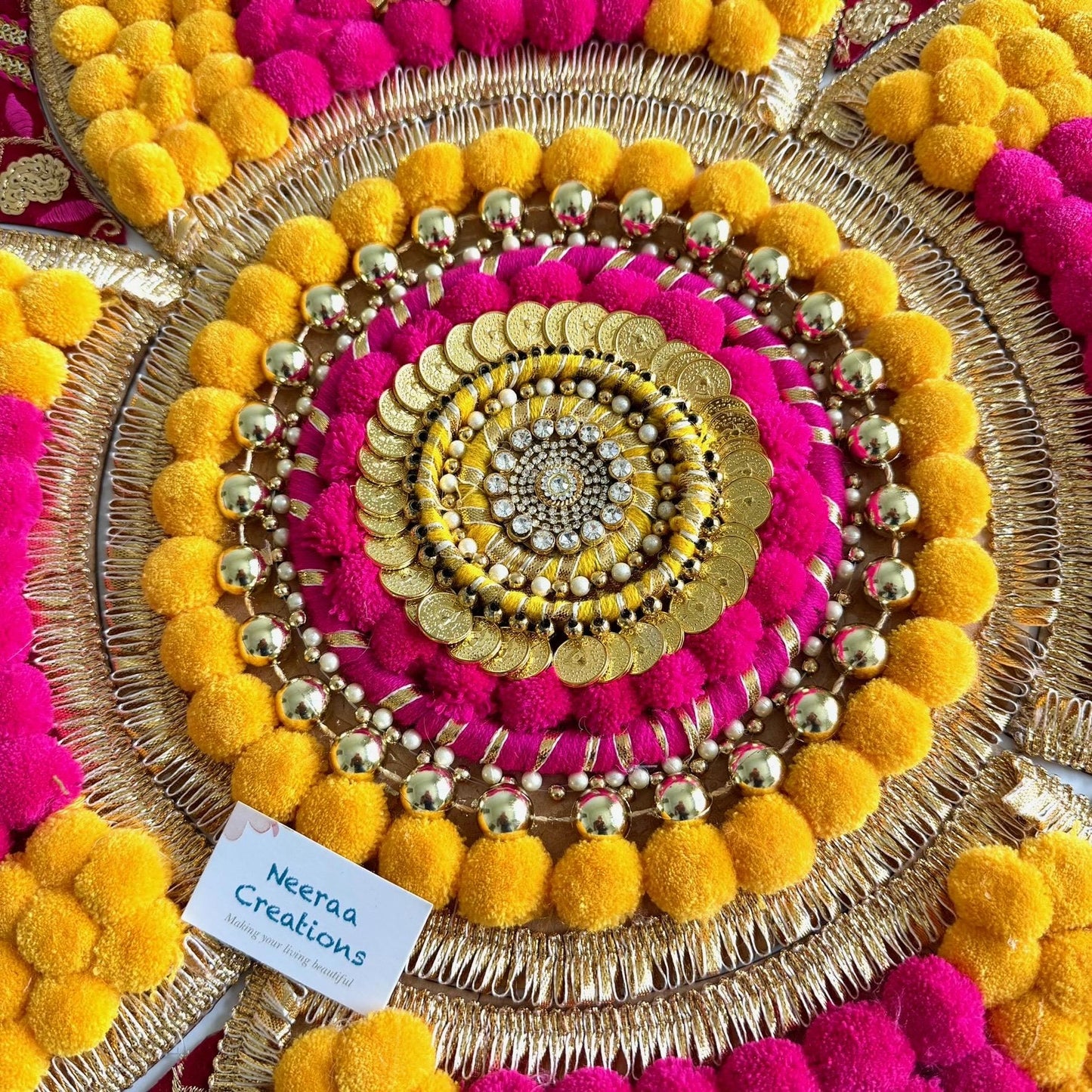 Handmade Floor Rangoli Decor