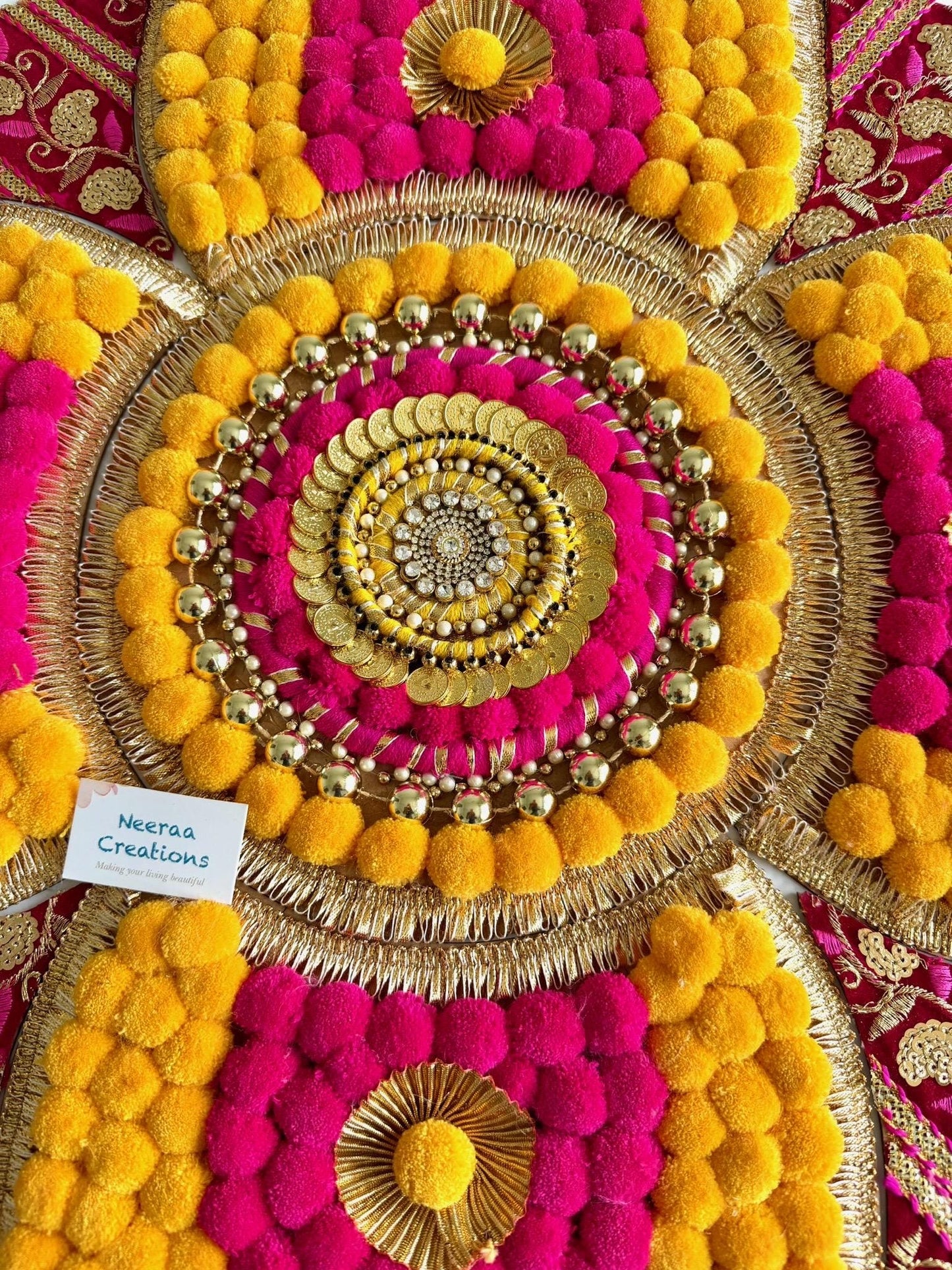 Handmade Floor Rangoli Decor